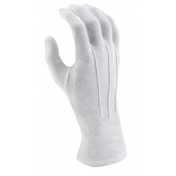 Long Wristed Sure Grip Gloves - White