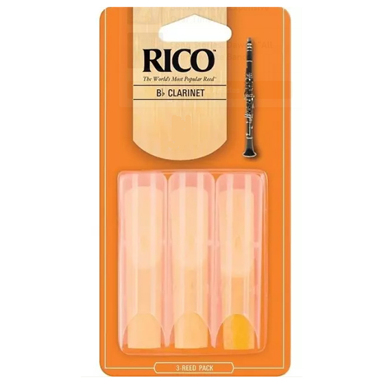 Rico Bb Clarinet Reed 3-Pack
