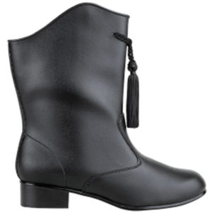 Vinyl Boot - Black