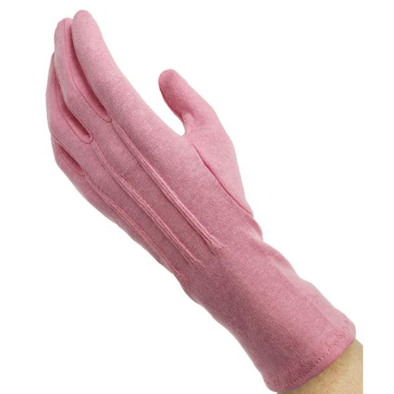 Long Wristed Gloves - Pink