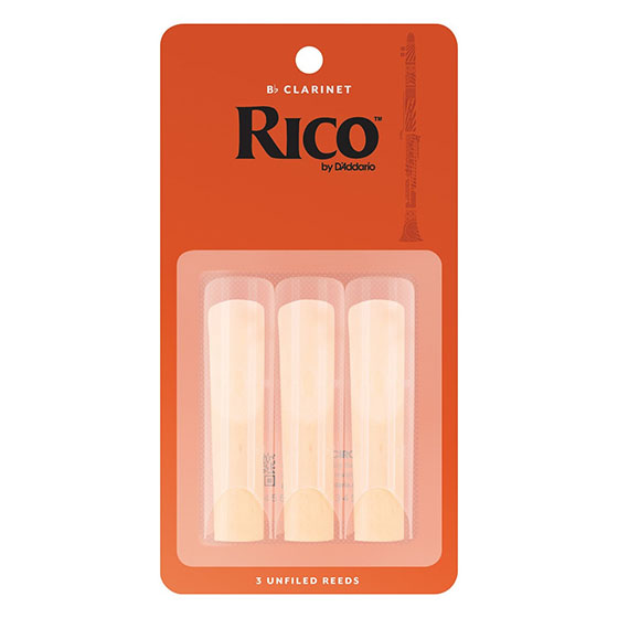 Rico Bb Clarinet Reed 3-Pack - New Instrument Rentals