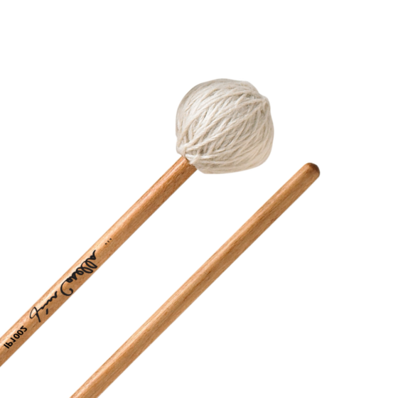Innovative Percussion IP1002 White Medium Yarn Marimba Mallets